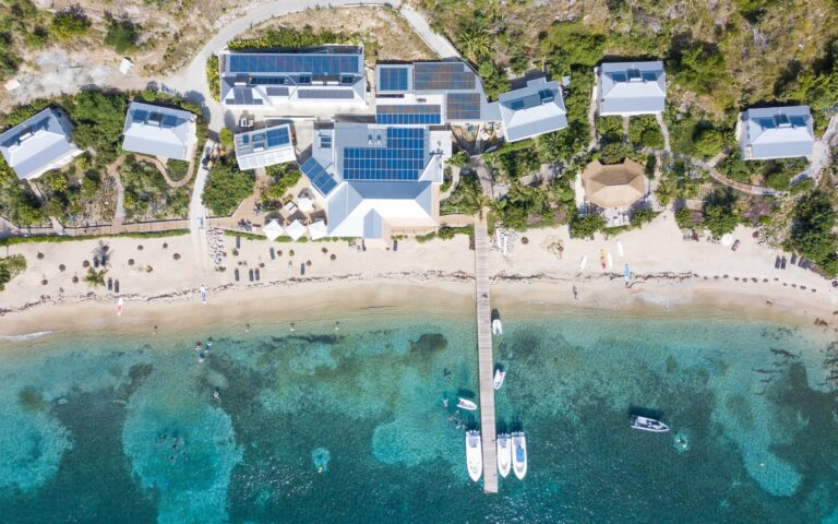 Cooper Island Beach Club solar-powered eco stay