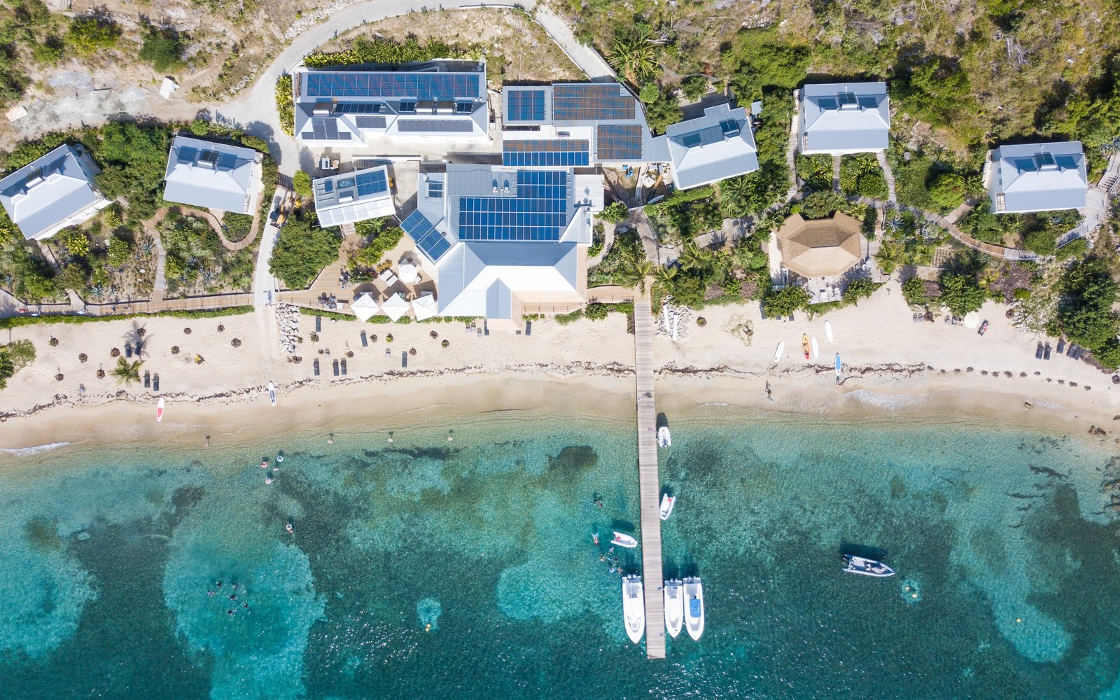 Cooper Island Beach Club solar-powered eco stay