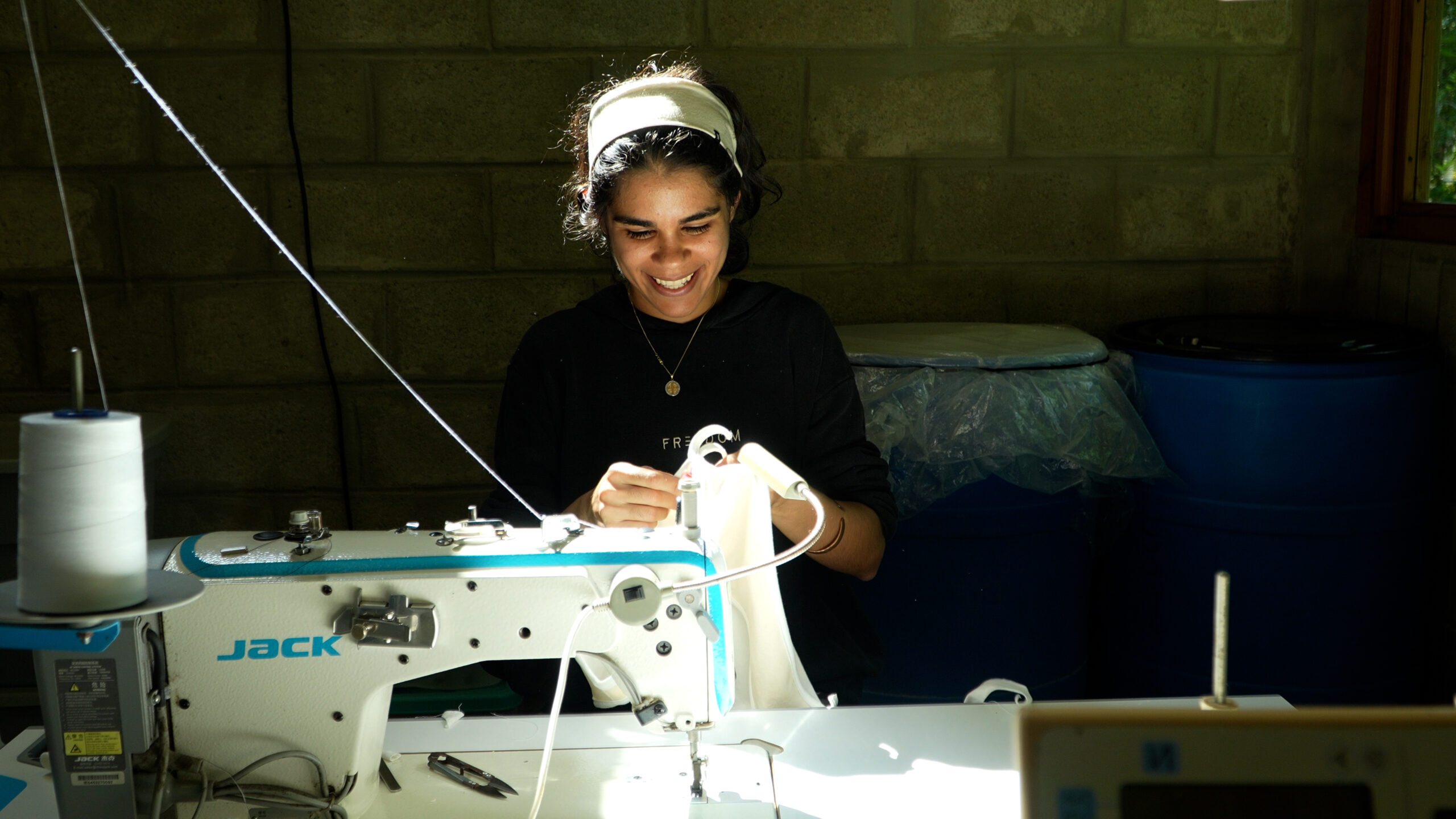 Inside the Freedom Ecowear workshop in the Dominican Republic