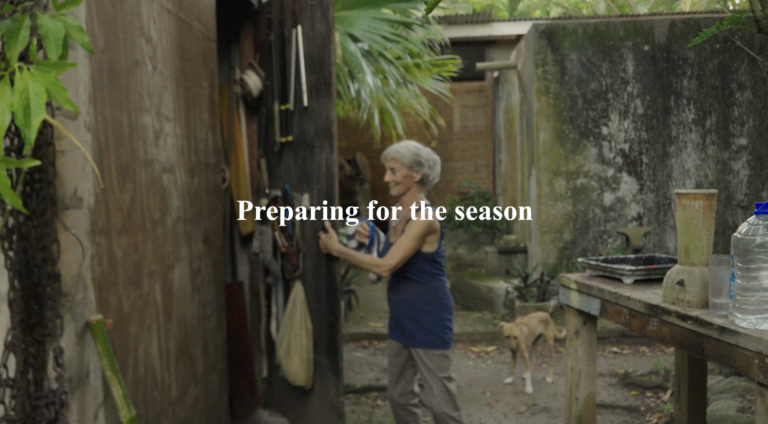 Preparing the grounds at Balenbouche