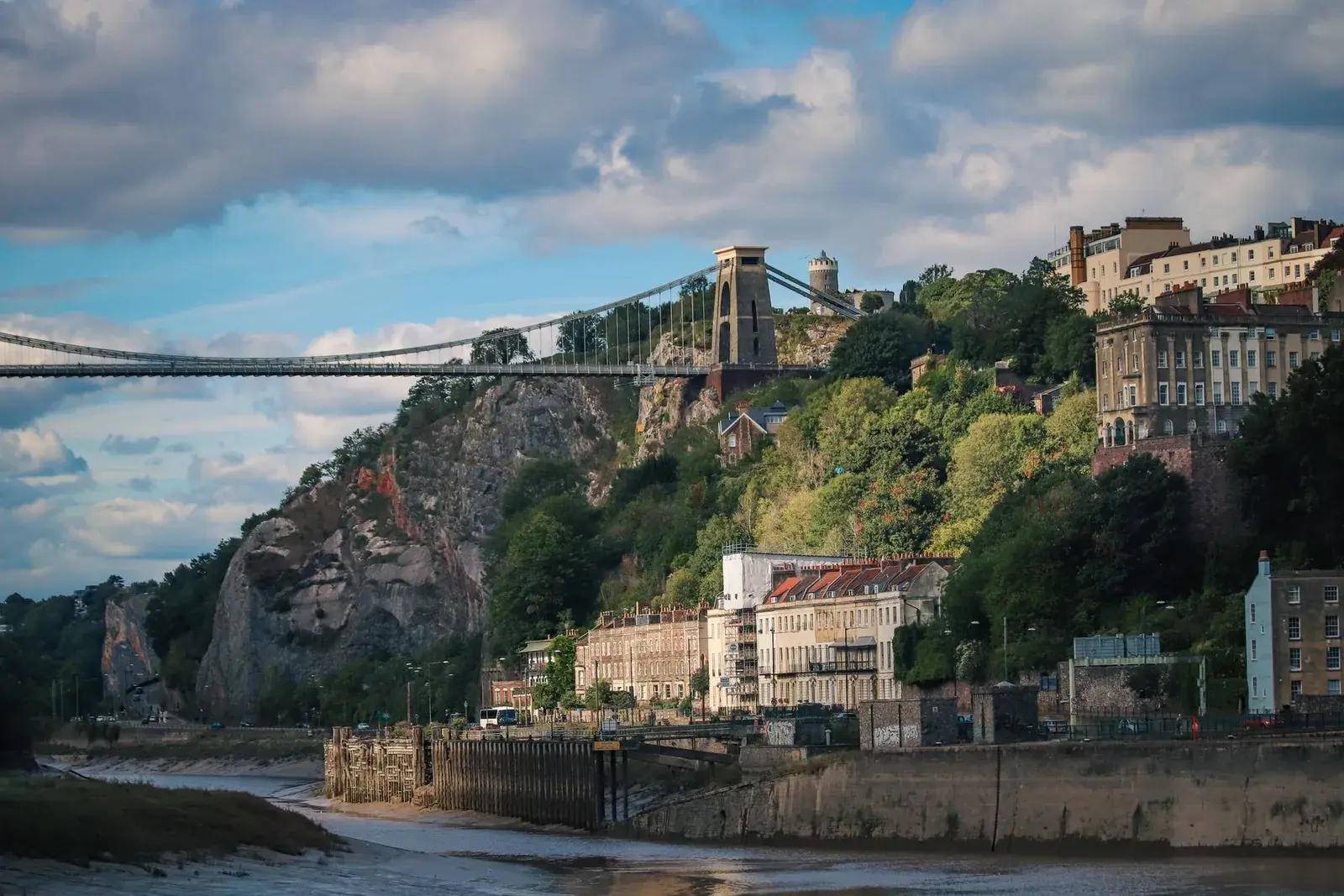 Clifton Suspension Bridge over the Avon Gorge in Bristol, where this guide to farm shops in Bristol begins