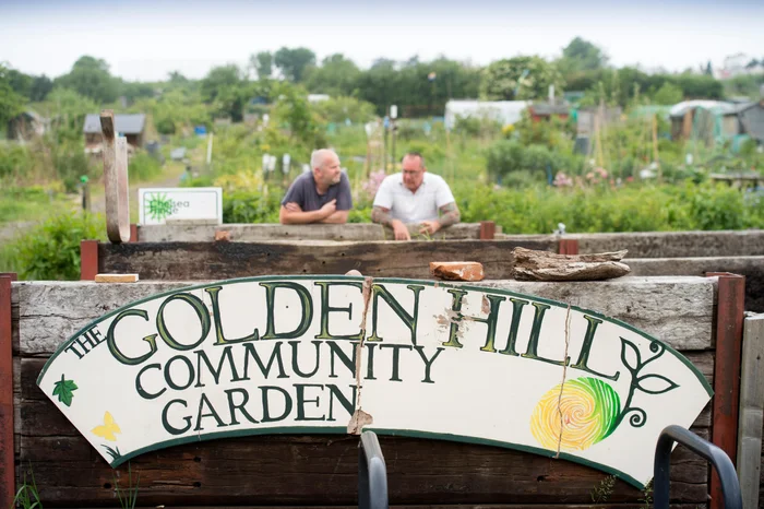A UK community growing space